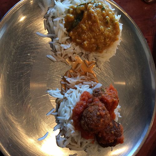 vegan curries, tasty! at Simply Divine Vegetarian in Johannesburg