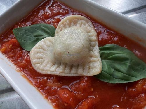 Photo of Vegan Ravioli from Jen Gaia Vegan from Bella Vegan Cafe in Cape Town. at Joburg Vegan in Johannesburg