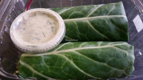 Mezze Collard Wrap at NUDA in Beverly Hills