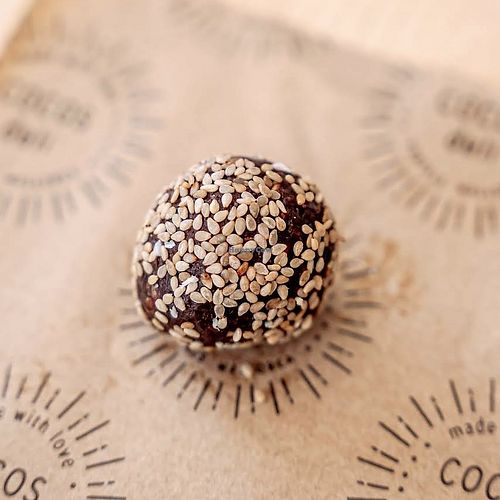 Ferrero Rocher energy ball  at Cocos Deli Palma in Mallorca