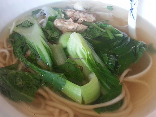 won ton noodle soup at Bean Sprouts in Arcadia