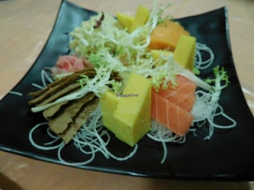 sashimi at Meet At Sakura Veggie in Kowloon