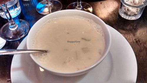 Thai soup (starter) at Brasserie LoLa in Paris
