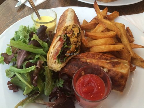 vegan kebab  at Brasserie LoLa in Paris