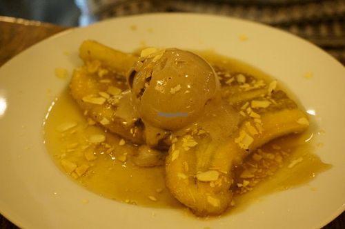 Bananes flambées. at Brasserie LoLa in Paris