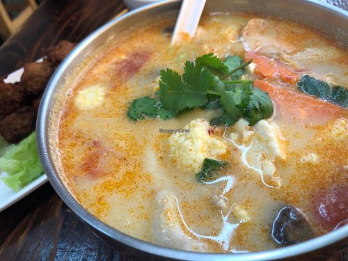 Tom Yum Soup at Thai Vegetarian Food 泰國素食 in Kowloon