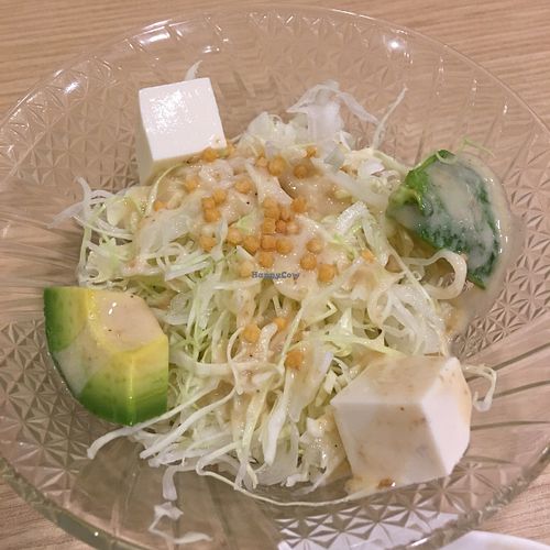 Japanese salad at Isoya Japanese Vegetarian in Hong Kong Island