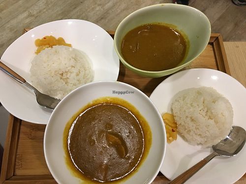 Curry rice at Isoya Japanese Vegetarian in Hong Kong Island