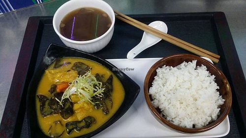 curry at Vegetarian Kitchen at Dickson Yoga in Kowloon