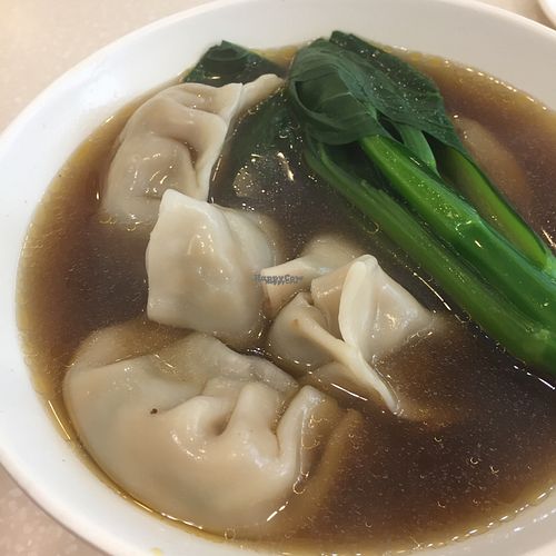 Dumplings at Amitabha Vegetarian in New Territories