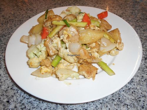 Wanida's Pad Thai no noodles by request > very yummy at Wanida Kitchen in Pattaya