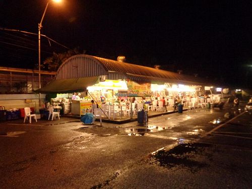 Street view night-time 3 at Wanida Kitchen in Pattaya