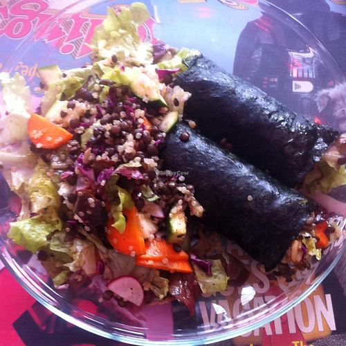 nori burritos, just the right amount of spice at My Kitch'n in Paris