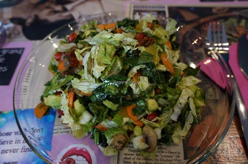 Today's salad. at My Kitch'n in Paris