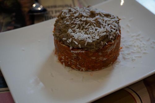 Raw carrot cake. at My Kitch'n in Paris