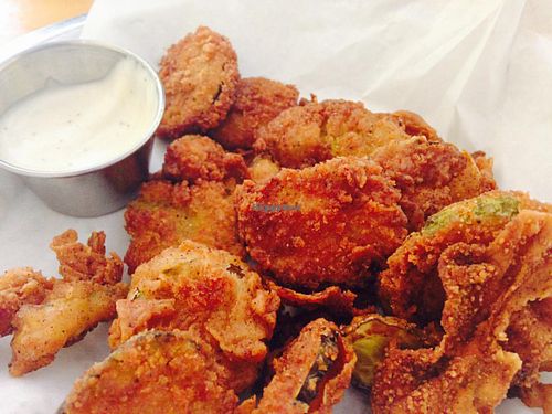fried pickles at Go Vegan Grill in Decatur