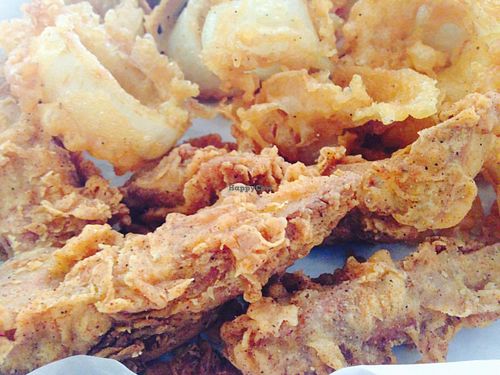 chicken fingers at Go Vegan Grill in Decatur