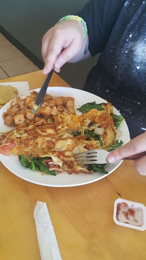omlet  at Go Vegan Grill in Decatur