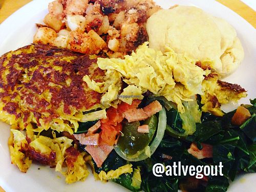 spicy omelette  at Go Vegan Grill in Decatur