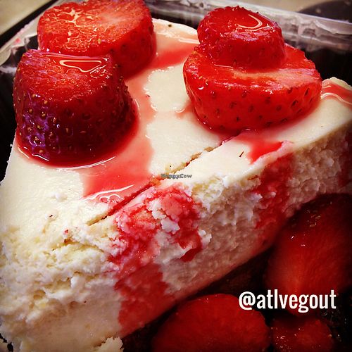 strawberry cheesecake  at Go Vegan Grill in Decatur