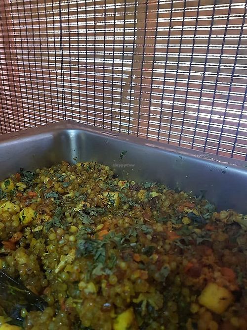 lentil curry at Govinda - Midrand in Johannesburg