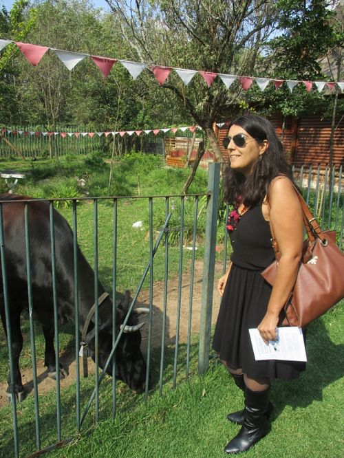 We are even wearing the same colour ;) at Govinda - Midrand in Johannesburg