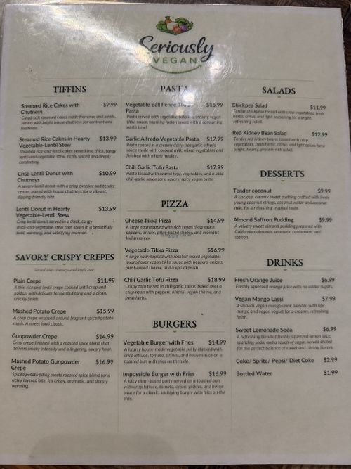   at Seriously Vegan in Austin