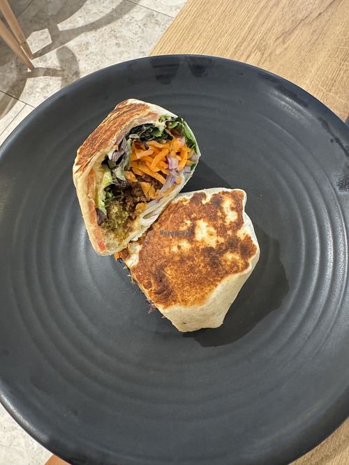 Falafel wrap  at Mission Cafe in Sydney