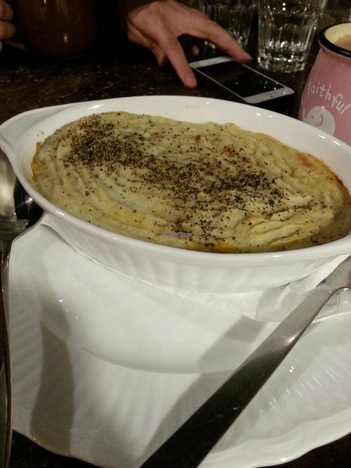 vegan shepherds pie at Veganday Cafe in Taichung