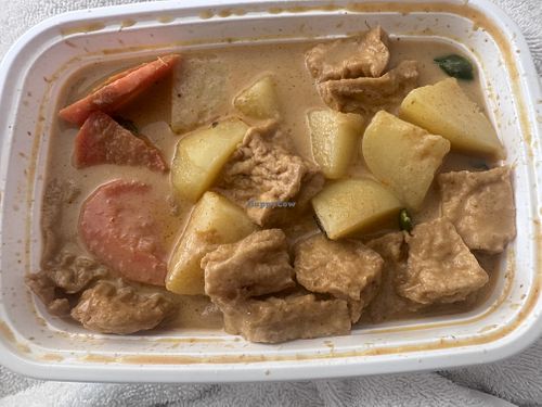 Yellow curry with tofu.  at Boualouang Laos & Thai Cuisine in Edmonton