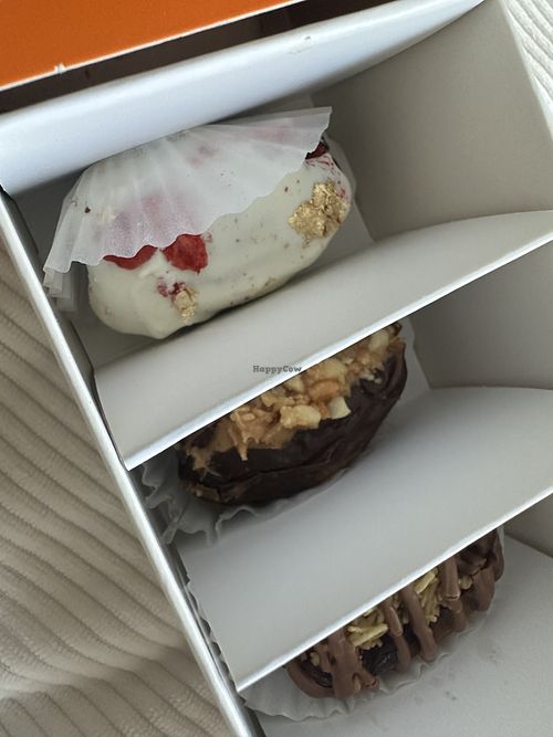 White chocolate stuffed date  at Neiberhud in New York City