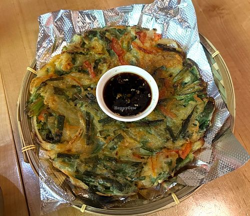 Pa jeon (scallion pancake) at Kimchee & Rice in Portland