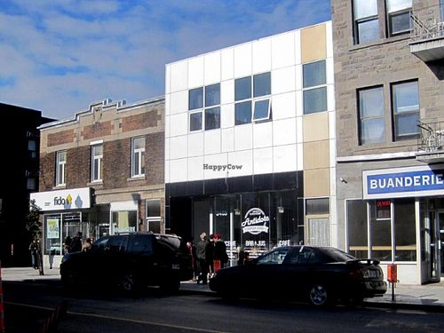 Storefront. at Antidote Bouffe Vegane in Montreal
