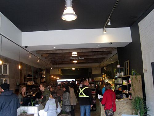 Inside at Antidote Bouffe Vegane in Montreal