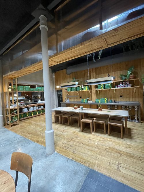 Inside  at Garden Pizza Consell de Cent in Barcelona
