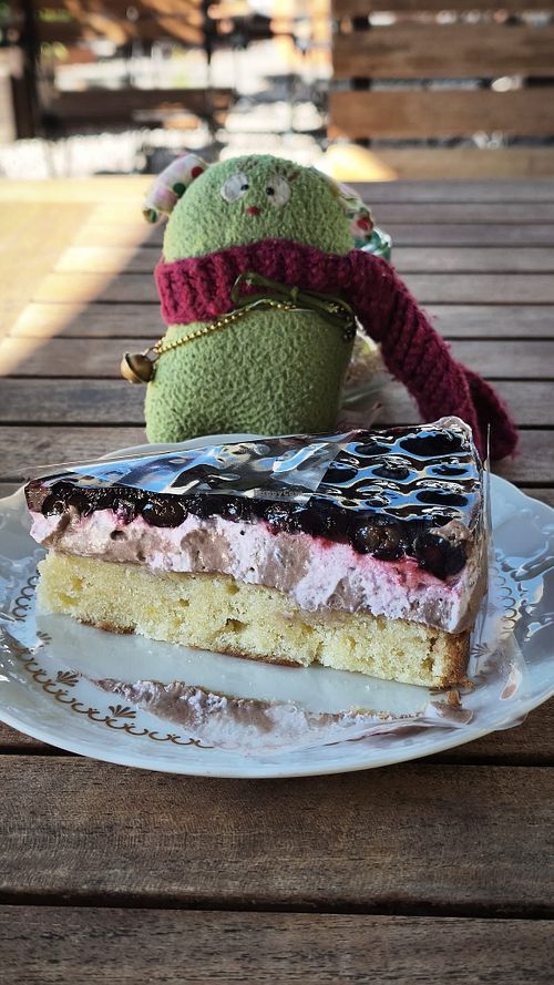 Vegane Heidelberg Torte at Hofcafe Albertsdorf  in Fehmarn