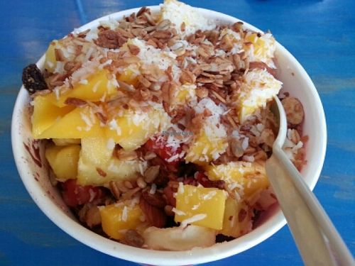 acai bowl to go at SOL CAL Cafe in San Diego