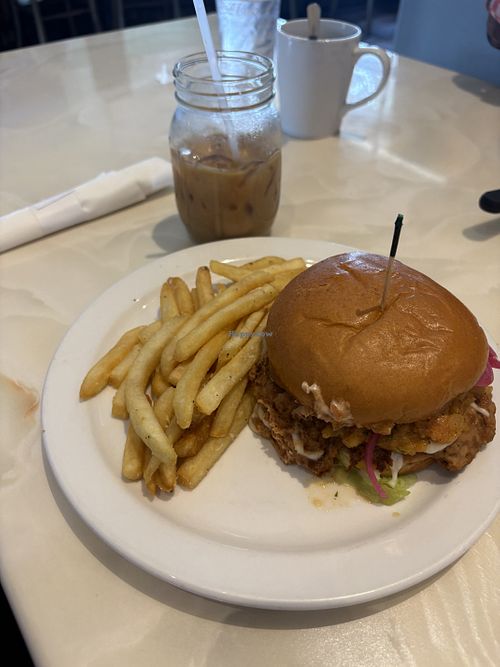 Baja blast with fries   at Orange Blossoms in Jacksonville
