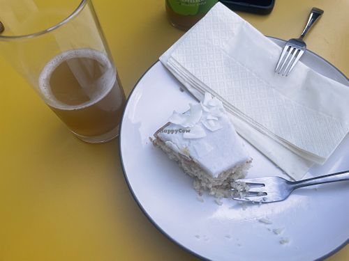 Kokoskuchen  at Kaffeeschuppen in Zwingenberg
