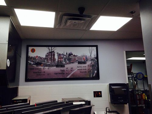 Menu at Amsterdam Falafelshop in Arlington