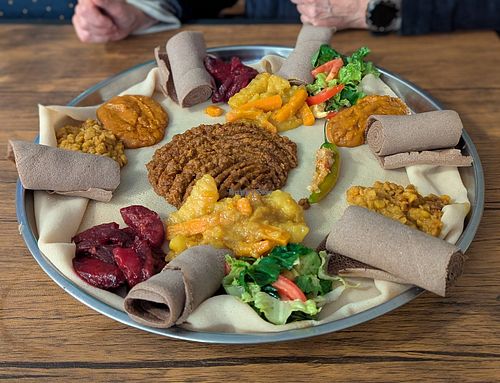 Beye Ayinetu Special at Fidel Habesha Cuisine in Leicester