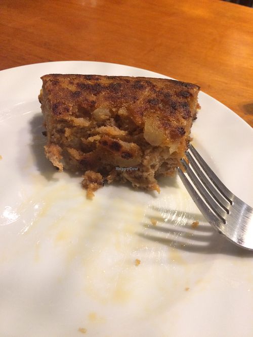 Tortilla con chorizo vegana at Tirauki in Bilbao