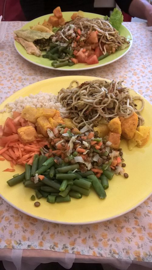 Some of the options that were available at Espacio Samsara in Montevideo