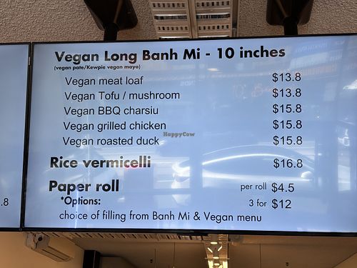 Menu  at Long Banh Mi Brunswick East in Brunswick East