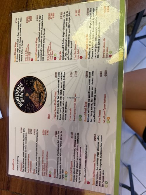   at La Fortuna Taproom in La Fortuna