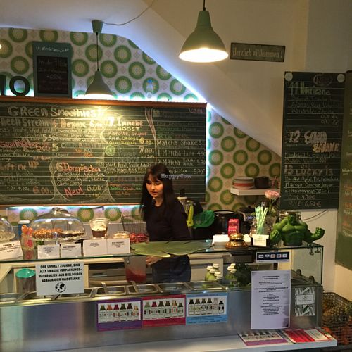 the Green Stream organic juice bar at The Green Stream in Stuttgart