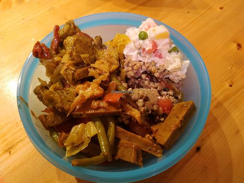 Mixed salads at Jaa Nu' - La Nuova Vita in Genoa