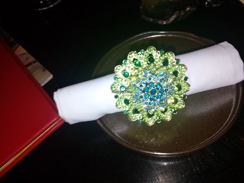Decoration on the table at The Ivy Asia St Paul's in London