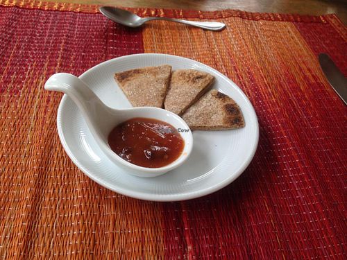 Spicy and sweet sauce. at Espaco Surya in Sao Paulo