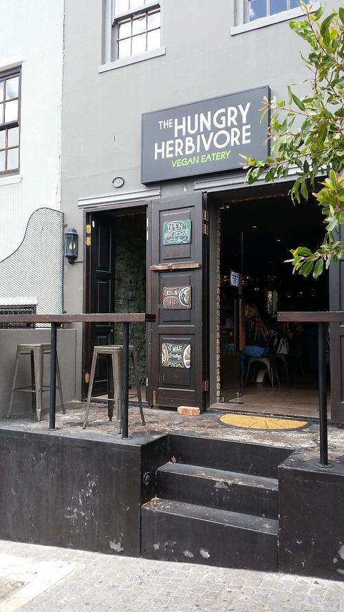Entrance at The Hungry Herbivore in Western Cape